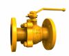 manual flange ends fuel gas ball valve
